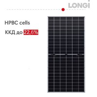 Монокристалічний модуль LONGi Bifacial LR8-66HGD-610M 610Вт