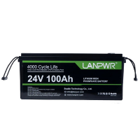 Акумуляторна батарея LiFePO4 LANPWR LFP24-100 BT (24В/100Аг, Bluetooth 5.0), BMS 100A